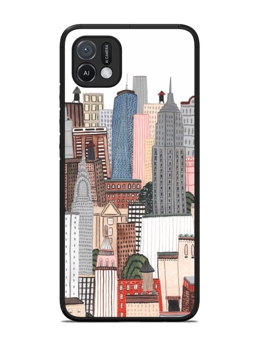 Cityscape Dreams Glossy Soft Edge Case for Oppo A16K