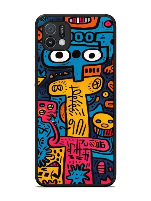 Doodletopia Glossy Soft Edge Case for Oppo A16K