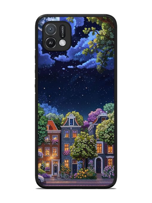 Moonlit Streets Glossy Soft Edge Case for Oppo A16K