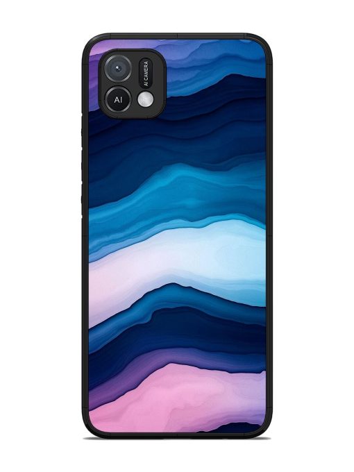 Oceanic Layers Glossy Soft Edge Case for Oppo A16K