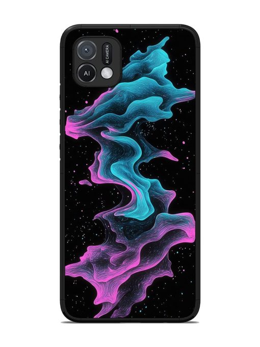 Cosmic Currents Glossy Soft Edge Case for Oppo A16K