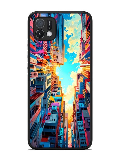 Skyward City Glossy Soft Edge Case for Oppo A16K