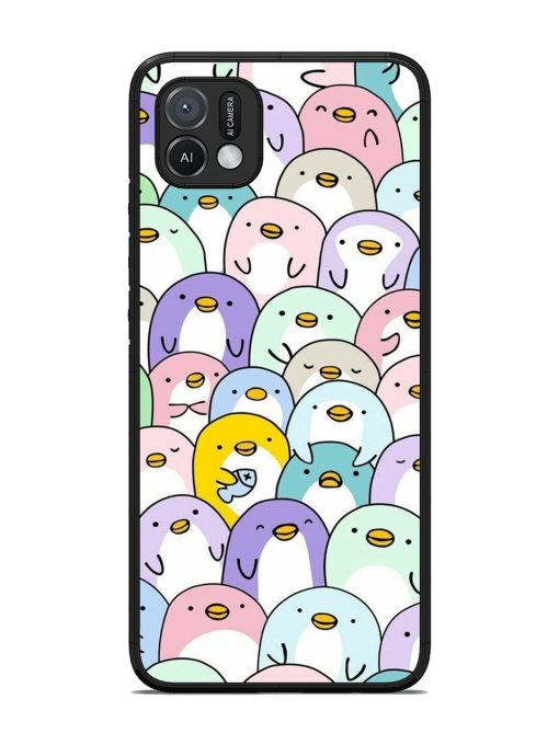 Penguin Party Glossy Soft Edge Case for Oppo A16K