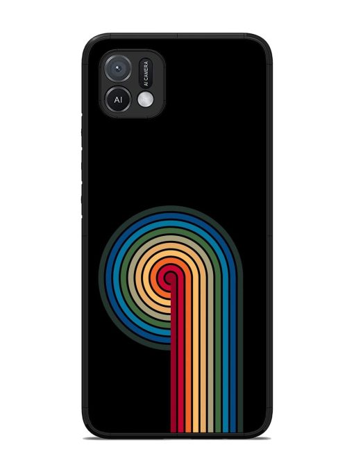 Rainbow Ripple Glossy Soft Edge Case for Oppo A16K