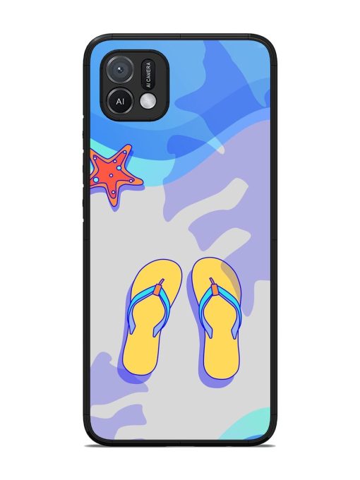 Sandy Toes And Salty Seas Glossy Soft Edge Case for Oppo A16K