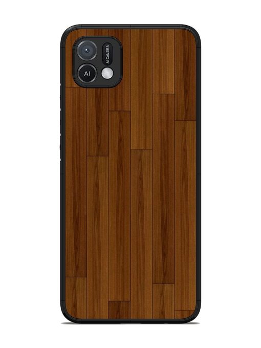 Warm Woodgrain Glossy Soft Edge Case for Oppo A16K