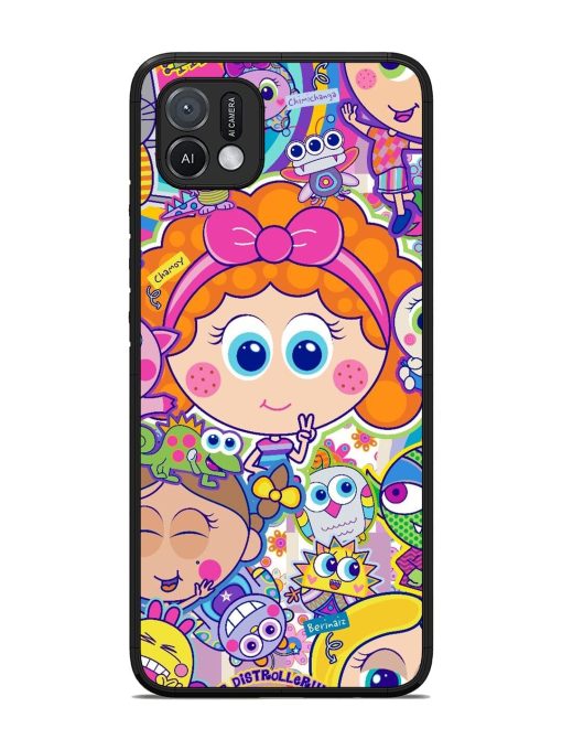 Distroller Friends Glossy Soft Edge Case for Oppo A16K