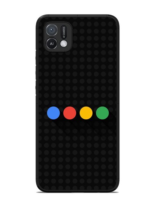 Google Dots Glossy Soft Edge Case for Oppo A16K