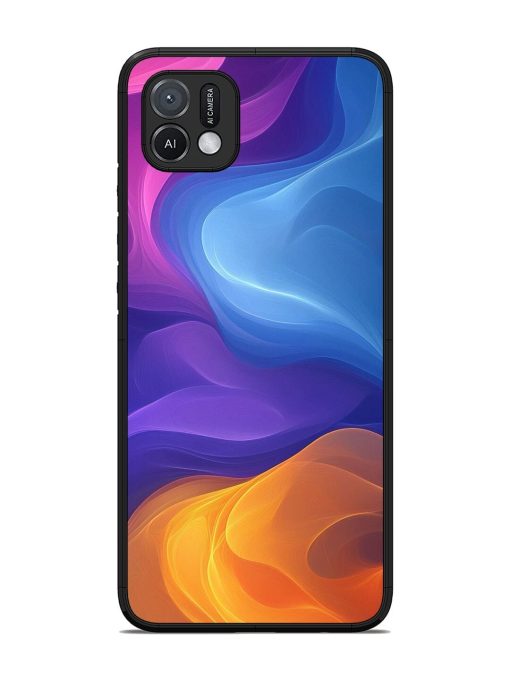 Cosmic Currents Glossy Soft Edge Case for Oppo A16K