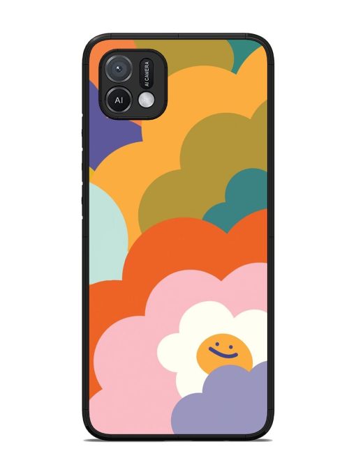 Happy Flower Power Glossy Soft Edge Case for Oppo A16K