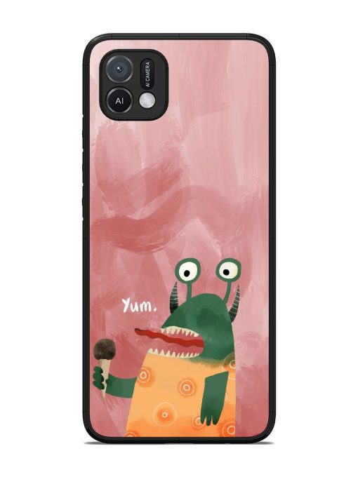 Hungry Monster Glossy Soft Edge Case for Oppo A16K