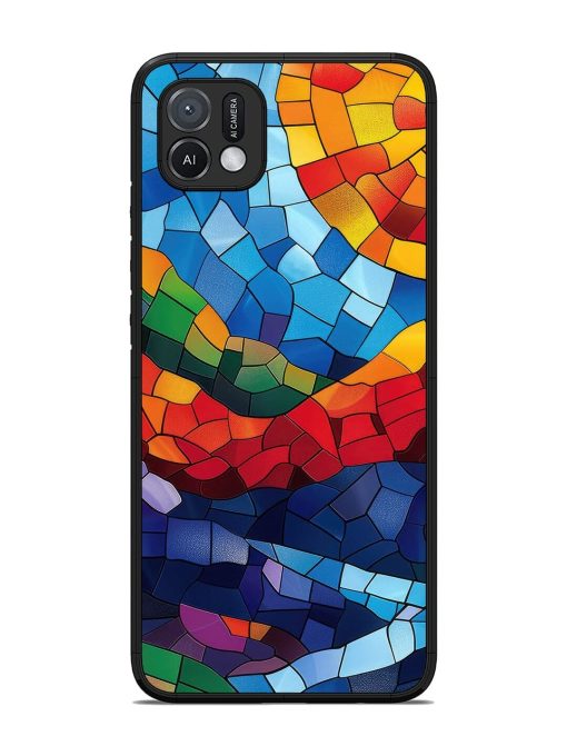 Mosaic Sunset Glossy Soft Edge Case for Oppo A16K