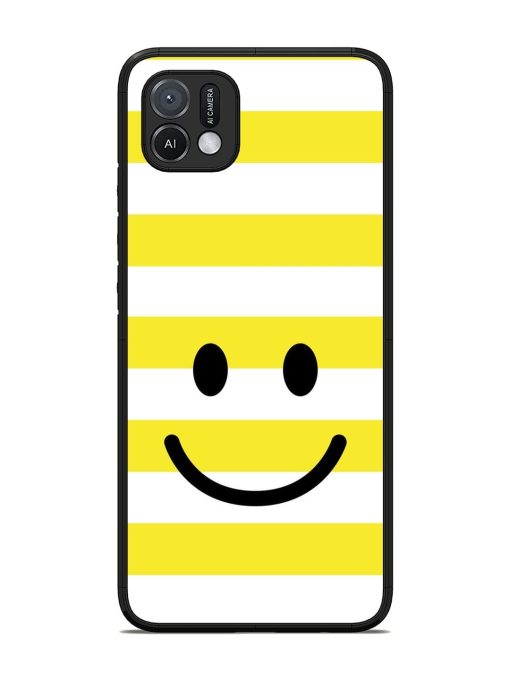 Smiling Stripes Glossy Soft Edge Case for Oppo A16K