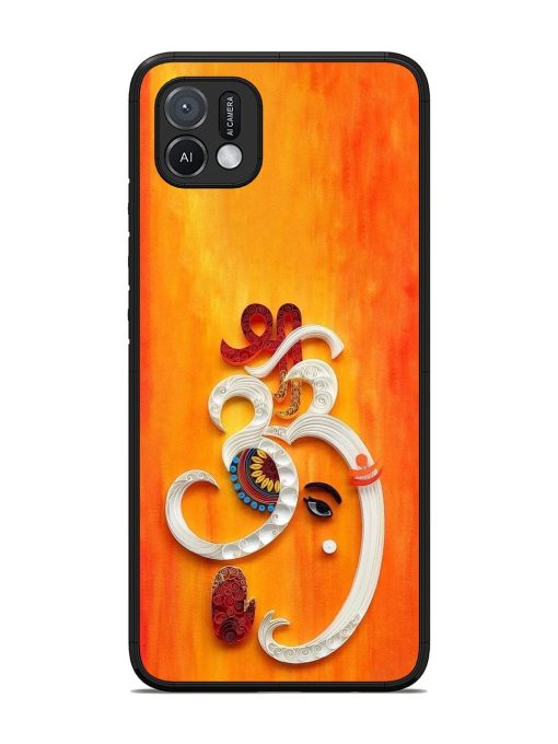 Ganesha In Quilling Art Glossy Soft Edge Case for Oppo A16K