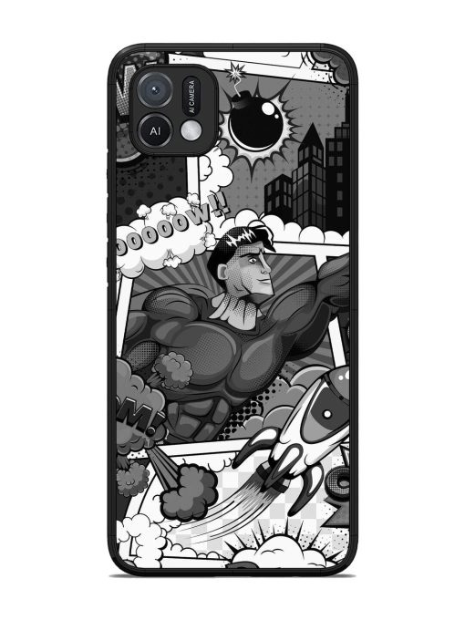 Comic Book Chaos Glossy Soft Edge Case for Oppo A16K