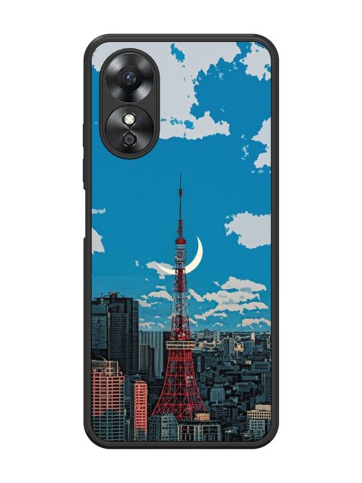 Tokyo Twilight Glossy Soft Edge Case for Oppo A17 Chachhi