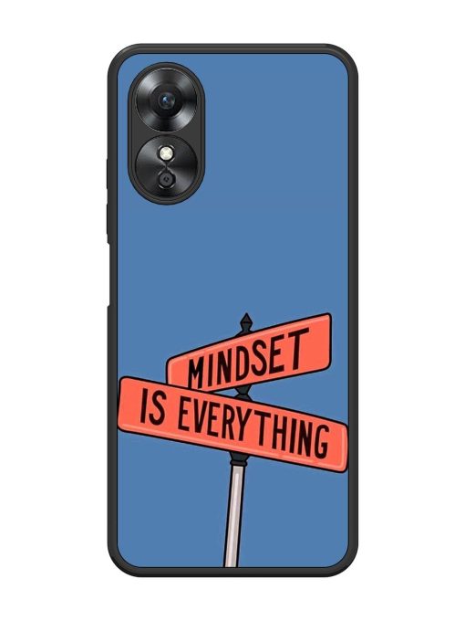 Mindset Matters Glossy Soft Edge Case for Oppo A17 Chachhi