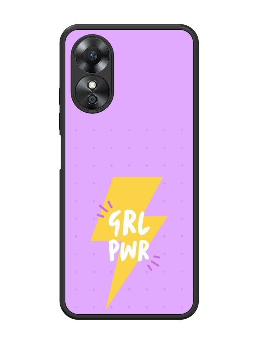 Girl Power Spark Glossy Soft Edge Case for Oppo A17 Chachhi