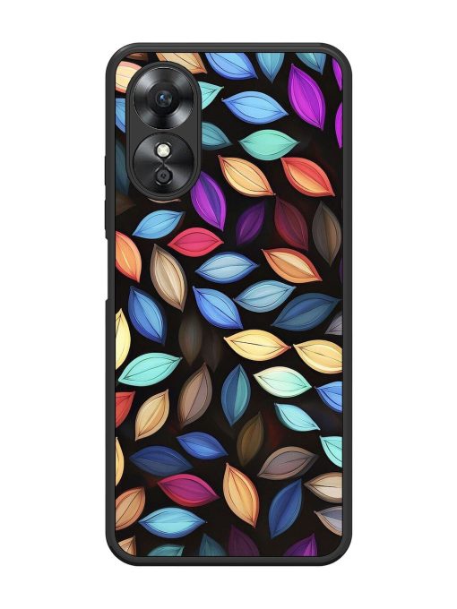 Colorful Kaleidoscope Glossy Soft Edge Case for Oppo A17 Chachhi