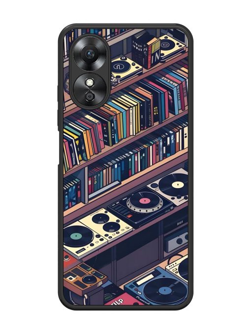 Music Lover'S Haven Glossy Soft Edge Case for Oppo A17 Chachhi