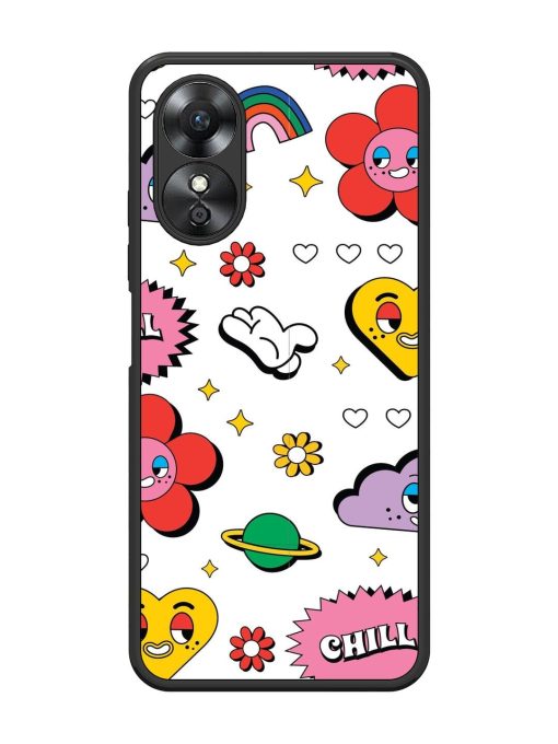 Whimsical Wonderland Glossy Soft Edge Case for Oppo A17