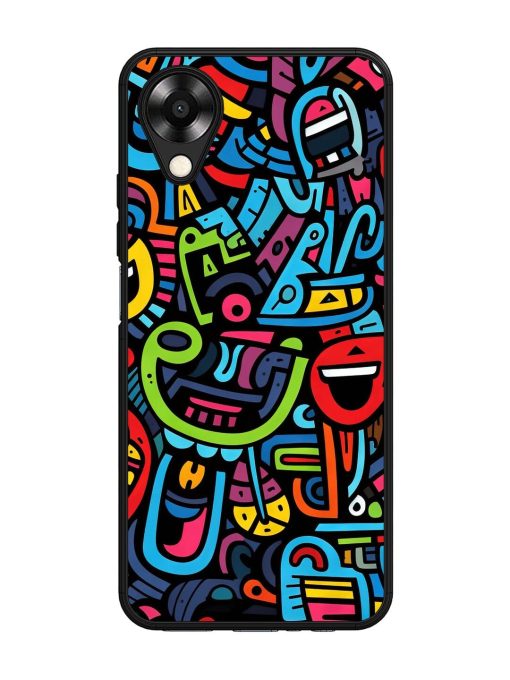 Doodlephoria Glossy Soft Edge Case for Oppo A17K Chachhi