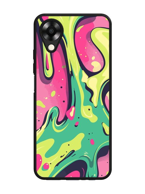 Gooey Grooves Glossy Soft Edge Case for Oppo A17K Chachhi