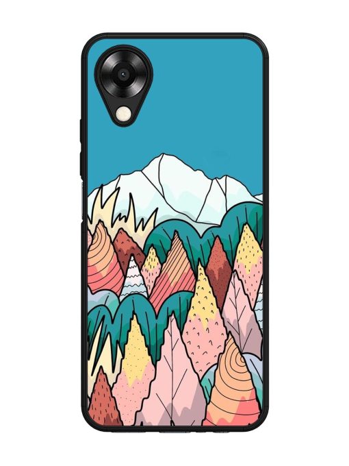 Mountain Dreamscape Glossy Soft Edge Case for Oppo A17K Chachhi