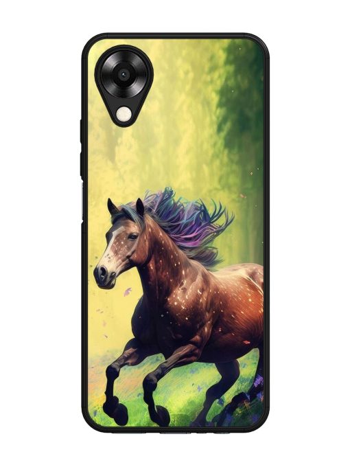 Enchanted Gallop Glossy Soft Edge Case for Oppo A17K Chachhi