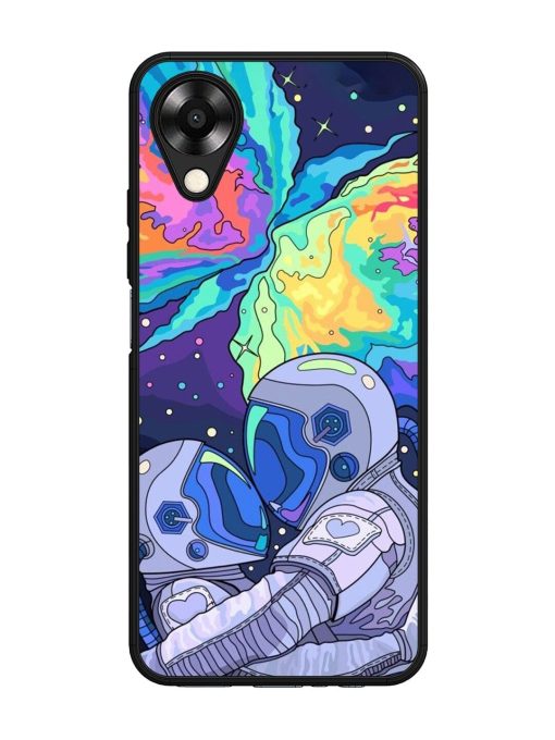 Cosmic Love Glossy Soft Edge Case for Oppo A17K Chachhi