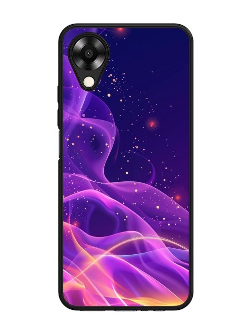 Cosmic Currents Glossy Soft Edge Case for Oppo A17K Chachhi