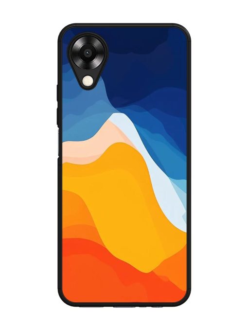 Liquid Landscape Glossy Soft Edge Case for Oppo A17K Chachhi