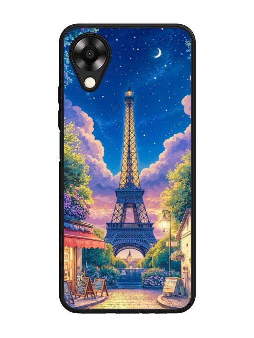 Twilight In Paris Glossy Soft Edge Case for Oppo A17K Chachhi