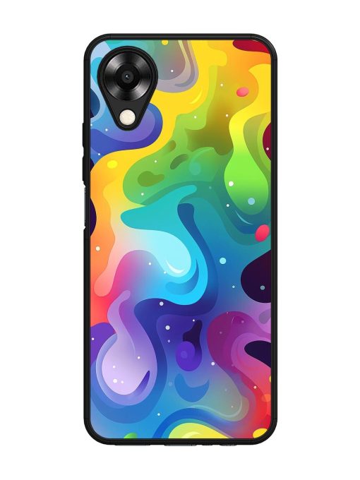 Rainbow River Glossy Soft Edge Case for Oppo A17K Chachhi