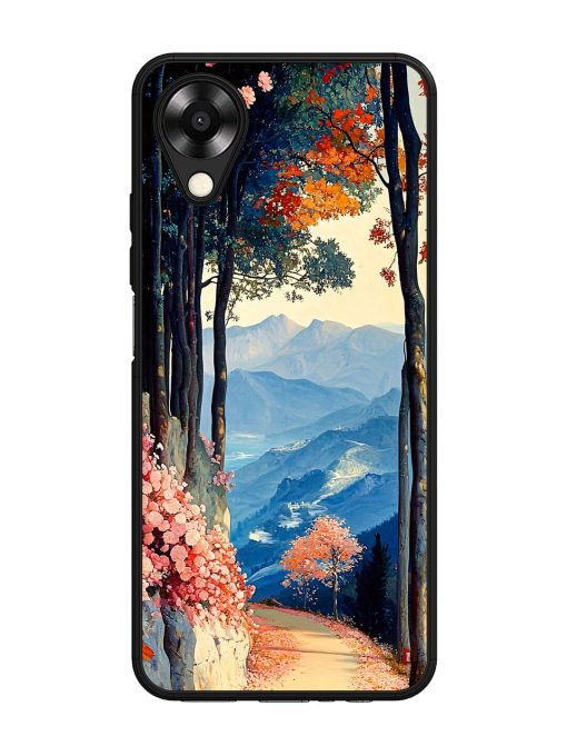 Mountainside Serenity Glossy Soft Edge Case for Oppo A17K Chachhi