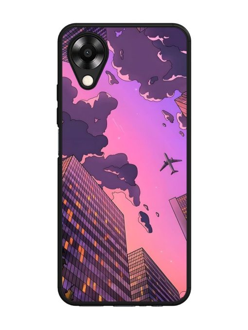 Urban Twilight Glossy Soft Edge Case for Oppo A17K Chachhi