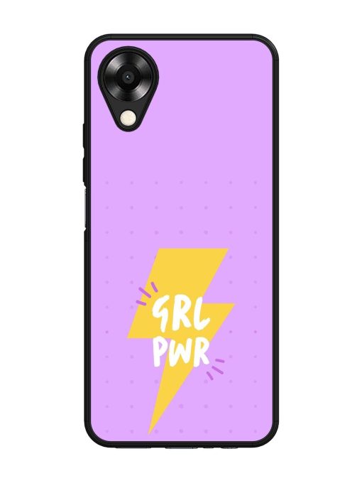 Girl Power Spark Glossy Soft Edge Case for Oppo A17K Chachhi