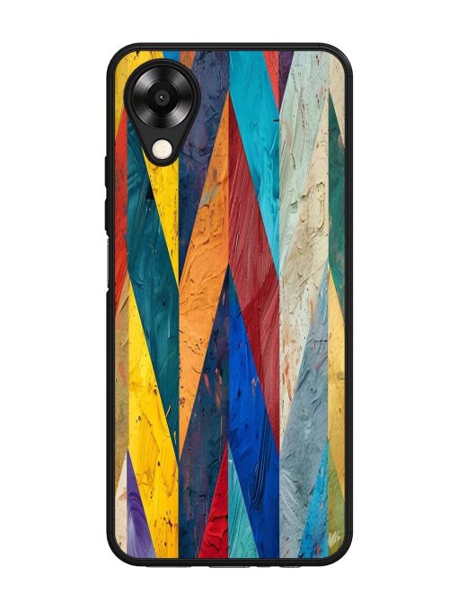 Abstract Tapestry Glossy Soft Edge Case for Oppo A17K Chachhi