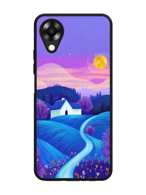 Moonlit Meadow Glossy Soft Edge Case for Oppo A17K Chachhi