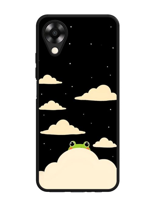 Froggy Night Sky Glossy Soft Edge Case for Oppo A17K Chachhi