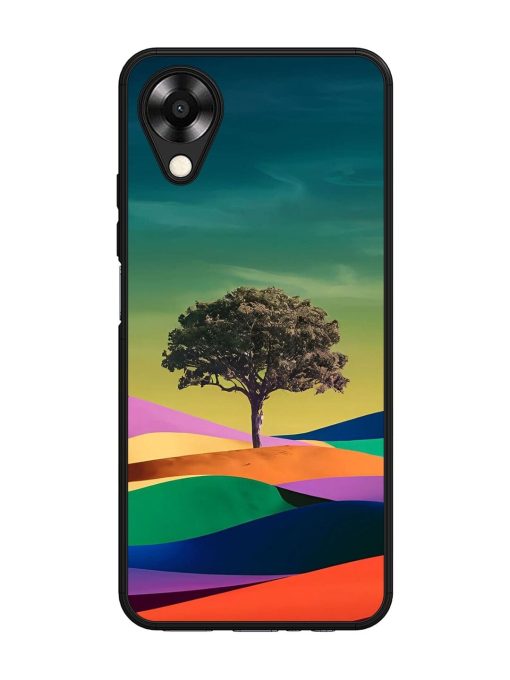 Rainbow'S Lone Sentinel Glossy Soft Edge Case for Oppo A17K Chachhi