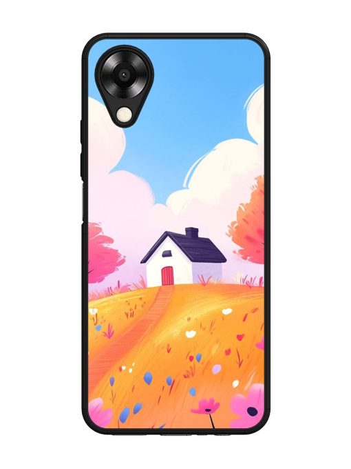 Hilltop Haven Glossy Soft Edge Case for Oppo A17K Chachhi