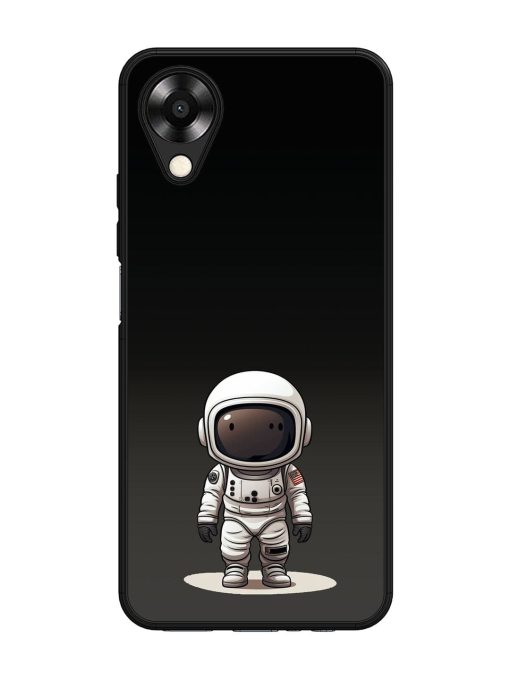 Neon Astronaut Glossy Soft Edge Case for Oppo A17K Chachhi