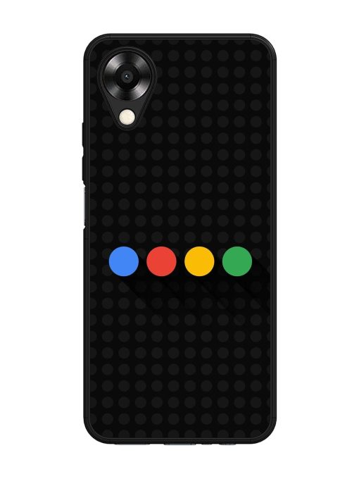 Google Dots Glossy Soft Edge Case for Oppo A17K