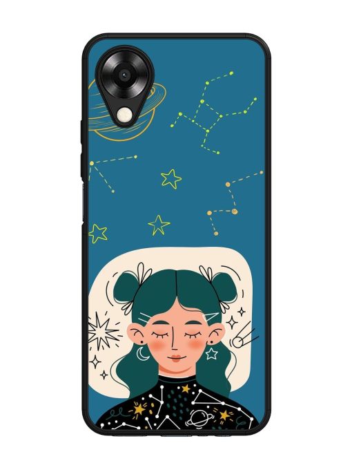 Cosmic Daydreamer Glossy Soft Edge Case for Oppo A17K Chachhi