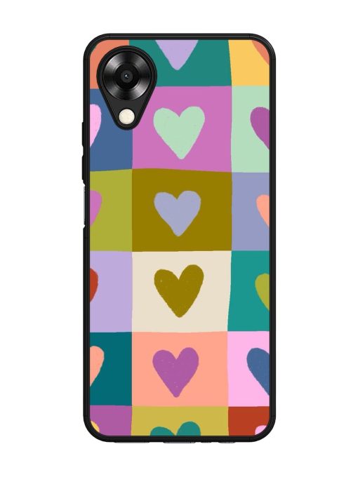 Box Of Hearts Glossy Soft Edge Case for Oppo A17K Chachhi