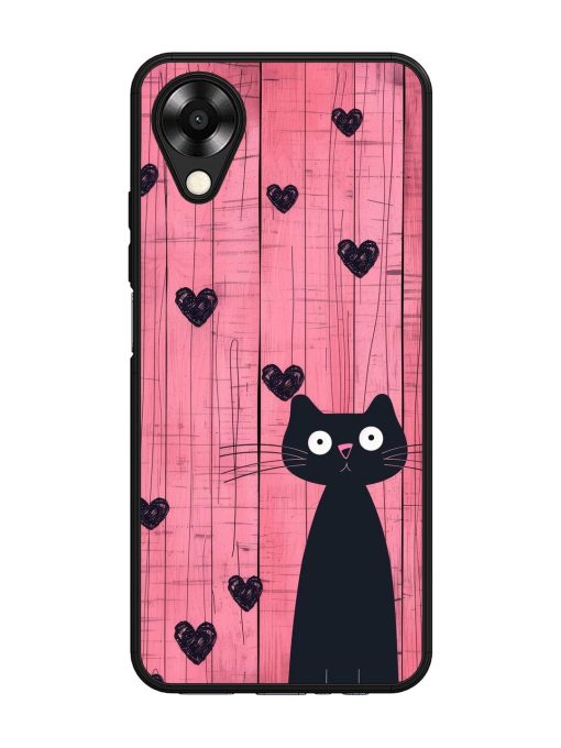 Feline Valentine'S Day Glossy Soft Edge Case for Oppo A17K Chachhi