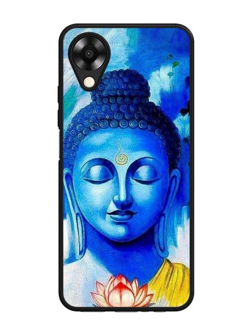 Serene Buddha With Lotus Glossy Soft Edge Case for Oppo A17K Chachhi