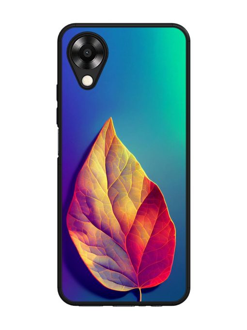 Autumn'S Embrace Glossy Soft Edge Case for Oppo A17K Chachhi