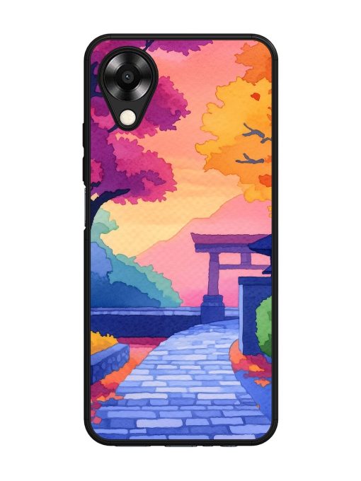 Autumnal Serenity Glossy Soft Edge Case for Oppo A17K